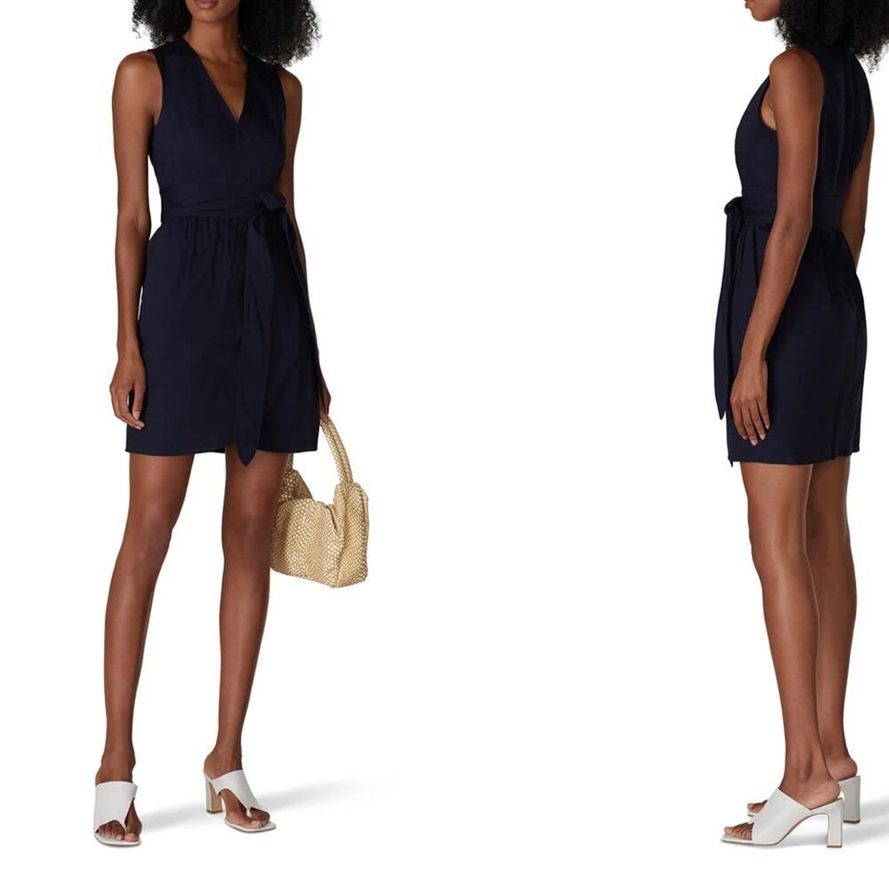 Marissa Webb Collective Navy blue tie waist dress size 14​​